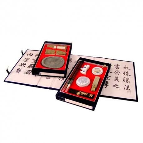 Book of Good Fortune Chinese Calligraphy Set