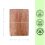 Eco-Friendly Leather 4 x 5" Pocket Journal by Eco-Ciak - Copper Haze