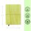 Eco-Friendly Leather 5 x 6.5" Handy Journal by Eco-Ciak - Green-Gold Haze