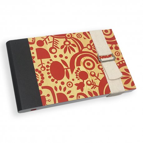 Quality smyth-sewn binding: lays flat when open! (Example)