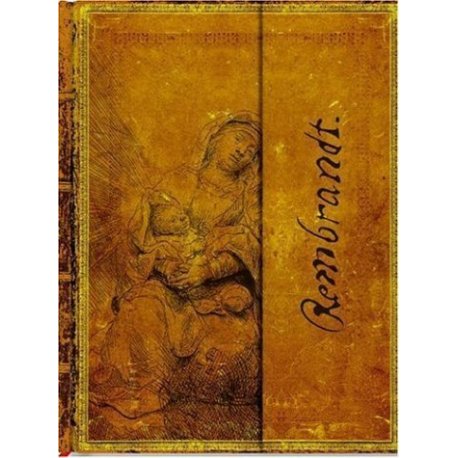 Elegant yet modern: the Rembrandt, Mother and Child Journal features a wraparound magnetic flap closure.
