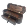 Locking Antique-Style Safe Box for Cigars, Jewelry, Love Letters