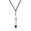 Super Cool 4-Color Pen with Lanyard in Always-Cool Black