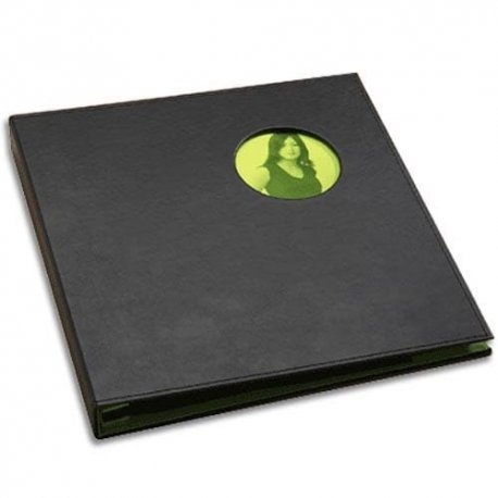 Acid Green Porthole Snapshot Album