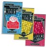 MORE Pocket Sudoku Game Pads 3-Pack -378 puzzles with answers, three skill levels per book