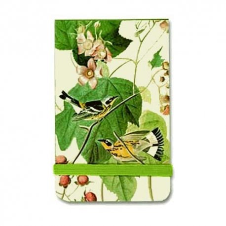 Set of 3 James Audubon Little Flip Notebooks - Magnolia Warblers 4.4x2.75