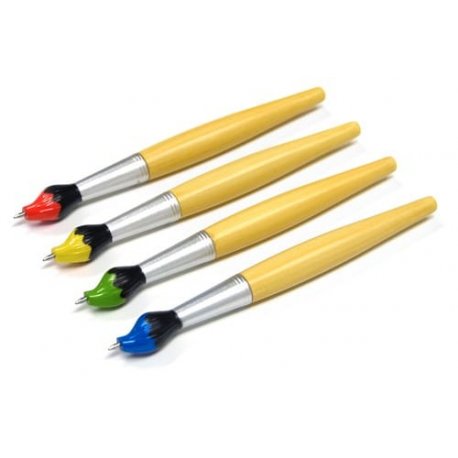 Super Cute Paintbrush Pen by Xonex 4 Colors available ballpoint novelty ink artist painter
