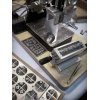 All personalizations are executed by hand on vintage "hot stamping machinery here in our Brooklyn studio