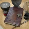 Slightly odd yet familiar, our Exotic Handmade Leather Journal with Handmade Paper are truly unique and make a marvelous gift.