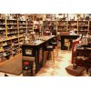 At Rubinato company headquarters: A reproduction of the Rubinatos' original shop in Treviso, Italy.
