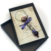 Italian Amethyst Glass Loupe/Magnifier Gift Set by Francesco Rubinato