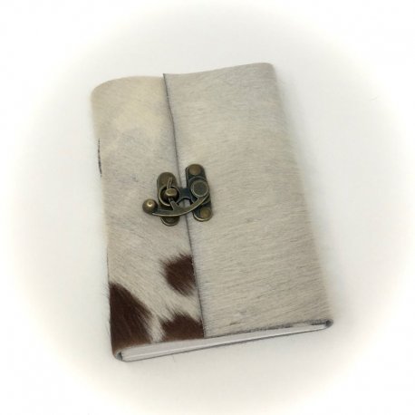 Handmade Goathide Journal with Wildflower Paper, 2 Sizes