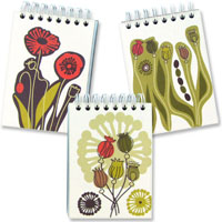 Made from 100% Recycled Post-Consumer Waste, Mirage Paper Company's Enviro-Savvy ecojot Garden Notepad Trio Makes an Excellent Gift for Tree-Huggers!