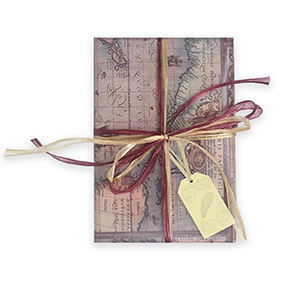 Old World Map Gift Wrap at JournalsAndVBooks.com